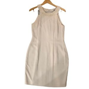 Beaded sleeveless Ann Taylor cocktail dress